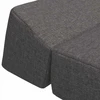 Sofa Sulankstomas Sofos Lova Šviesiai pilka 60 x 70 x 41 cm Audinys