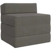 Sofa Sulankstomas Sofos Lova Šviesiai pilka 200 x 70 x 15 cm