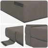 Sofa Sulankstomas Sofos Lova Šviesiai pilka 70 x 72 x 60 cm Audinys