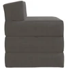 Sofa Sulankstomas Sofos Lova Šviesiai pilka 200 x 70 x 10 cm