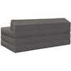 Sofa Sulankstomas Sofos Lova Šviesiai pilka 120 x 60 x 49 cm Audinys