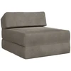 Sofa Sulankstomas Sofos Lova Šviesiai pilka 60 x 70 x 41 cm Audinys