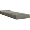 Sofa Sulankstomas Sofos Lova Šviesiai pilka 200 x 70 x 10 cm Aksomas