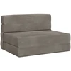 Sofa Sulankstomas Sofos Lova Šviesiai pilka 70 x 72 x 60 cm Audinys