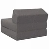 Sofa Sulankstomas Sofos Lova Šviesiai pilka 60 x 70 x 41 cm Audinys