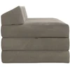 Sofa Sulankstomas Sofos Lova Šviesiai pilka 120 x 60 x 49 cm Audinys