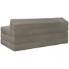 Sofa Sulankstomas Sofos Lova Šviesiai pilka 120 x 60 x 49 cm Audinys