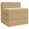 Sofa Sulankstomas Sofos Lova Šviesiai žalia pilka 200 x 70 x 10 cm