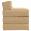 Sofa Sulankstomas Sofos Lova Šviesiai žalia pilka 200 x 70 x 10 cm
