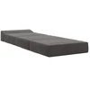 Sofa Sulankstomas Sofos Lova Tamsiai pilka 200 x 70 x 10 cm Aksomas