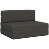 Sofa Sulankstomas Sofos Lova Tamsiai pilka 70 x 72 x 60 cm Audinys