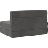 Sofa Sulankstomas Sofos Lova Tamsiai pilka 70 x 72 x 60 cm Audinys