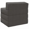 Sofa Sulankstomas Sofos Lova Tamsiai pilka 200 x 70 x 15 cm