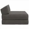 Sofa Sulankstomas Sofos Lova Tamsiai pilka 60 x 70 x 41 cm Audinys