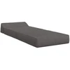 Sofa Sulankstomas Sofos Lova Tamsiai pilka 60 x 70 x 41 cm Audinys