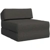 Sofa Sulankstomas Sofos Lova Tamsiai pilka 60 x 70 x 41 cm Audinys