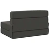 Sofa Sulankstomas Sofos Lova Tamsiai pilka 70 x 72 x 60 cm Audinys