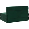 Sofa Sulankstomas Sofos Lova Tamsiai žalia 70 x 72 x 60 cm Audinys