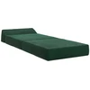 Sofa Sulankstomas Sofos Lova Tamsiai žalia 60 x 70 x 41 cm Audinys