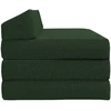Sofa Sulankstomas Sofos Lova Tamsiai žalia 120 x 60 x 49 cm Audinys
