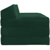 Sofa Sulankstomas Sofos Lova Tamsiai žalia 120 x 60 x 49 cm Audinys