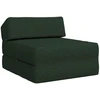 Sofa Sulankstomas Sofos Lova Tamsiai žalia 60 x 70 x 41 cm Audinys