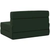 Sofa Sulankstomas Sofos Lova Tamsiai žalia 70 x 72 x 60 cm Audinys