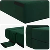 Sofa Sulankstomas Sofos Lova Tamsiai žalia 70 x 72 x 60 cm Audinys