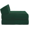 Sofa Sulankstomas Sofos Lova Tamsiai žalia 60 x 70 x 41 cm Audinys