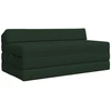 Sofa Sulankstomas Sofos Lova Tamsiai žalia 120 x 60 x 49 cm Audinys
