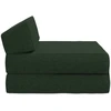 Sofa Sulankstomas Sofos Lova Tamsiai žalia 60 x 70 x 41 cm Audinys