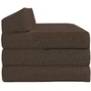 Sofa Sulankstomas Sofos Lova Taupe 120 x 60 x 49 cm Audinys