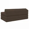 Sofa Sulankstomas Sofos Lova Taupe 120 x 60 x 49 cm Audinys