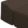Sofa Sulankstomas Sofos Lova Taupe 200 x 70 x 10 cm Audinys