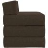 Sofa Sulankstomas Sofos Lova Taupe 200 x 70 x 10 cm Audinys