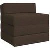 Sofa Sulankstomas Sofos Lova Taupe 200 x 70 x 15 cm Audinys