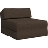 Sofa Sulankstomas Sofos Lova Taupe 60 x 70 x 41 cm Audinys