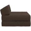 Sofa Sulankstomas Sofos Lova Taupe 60 x 70 x 41 cm Audinys