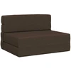 Sofa Sulankstomas Sofos Lova Taupe 70 x 72 x 60 cm Audinys