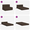 Sulankstomas Sofos Lova Taupe 70 x 72 x 60 cm Audinys