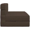 Sofa Sulankstomas Sofos Lova Taupe 70 x 72 x 60 cm Audinys
