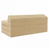Sofa Sulankstomas Sofos Lova Žalia pilka 120 x 60 x 49 cm Audinys