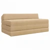 Sofa Sulankstomas Sofos Lova Žalia pilka 120 x 60 x 49 cm Audinys