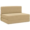 Sofa Sulankstomas Sofos Lova Žalias pilkas 70 x 72 x 60 cm Audinys