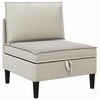 Sofa Svetainės baldų komplektas 3 pcs Avižinė Audinys