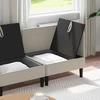 Sofa Svetainės baldų komplektas 3 vnt. Avižinė Audinys