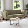 Sofa Svetainės baldų komplektas 3 vnt. 3 vietos Chaki
