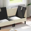 Sofa Svetainės baldų komplektas 3 vnt. 3 vietos Kreminė