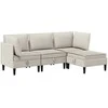 Sofa Svetainės baldų komplektas 4 pcs Avižinė Audinys