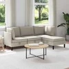 Sofa Svetainės baldų komplektas 4 pcs Avižinė Audinys